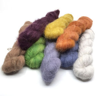 Purple Sprouting Suri Alpaca Cloud Lace