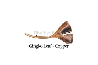 Hiya Hiya Ginkyo Leaf Shawl Pin - Copper