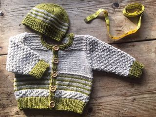 Eden Cardi & Beanie