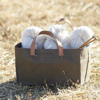 CocoKnits Kraft Caddy with Leather Handles
