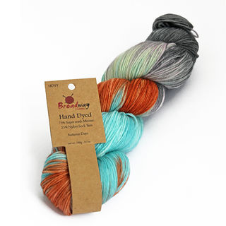 Hand Dyed Sock Yarn - Autumn Days