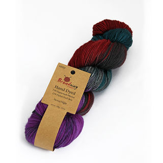 Hand Dyed Sock Yarn - Stormy Night