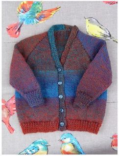 P313 4 ply Mandala Baby Cardigan Pattern