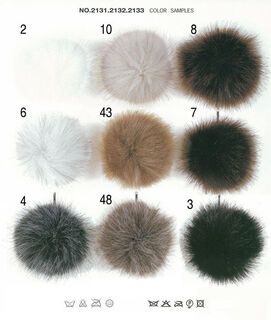 Mokuba Faux Fur Pom Pom
