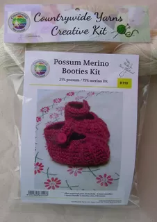 Creative Kit - Possum Merino Booties K110