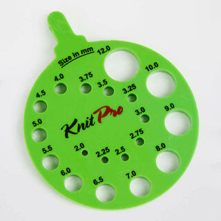 KnitPro Needle Gauge - Envy Green