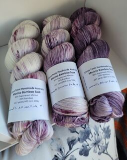 Monet's Allium Fade - Merino Bamboo