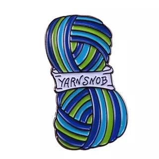 Yarn Snob Enamel Pin