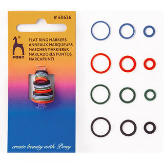 Pony Flat Ring Stitch Markers