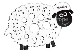 Sheep Knitting Needle Gauge
