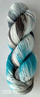 Hand Painted Socks 4 ply - 358