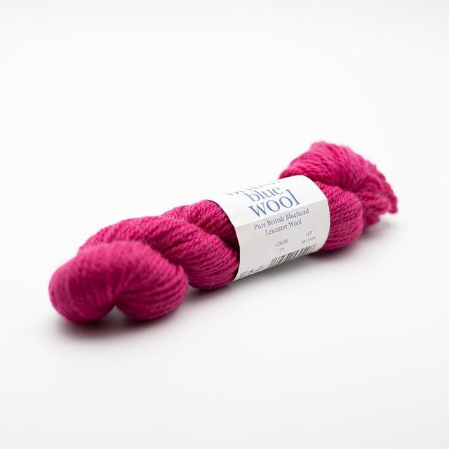 British Blue Wool 25g - Mysore Red