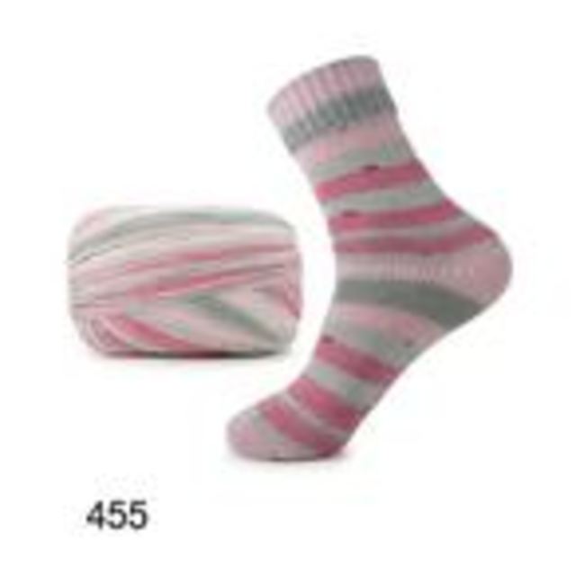 Countrywide Tootsies - 455 Pink/Grey Stripe