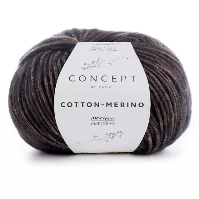 Concept Cotton-Merino - 051 Beige/Black
