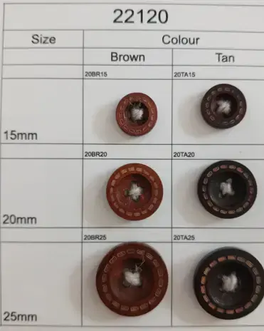 Wooden Buttons 25mm