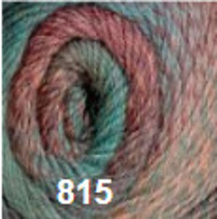 Mandala 8ply - 815 Green/rust