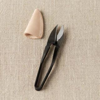 CocoKnits Yarn Snip with Leather Cover
