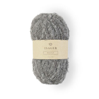 Isager Bouclé - 3s Eco (Grey Undyed)