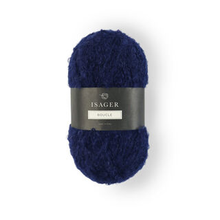 Isager Bouclé - 100  (Navy)