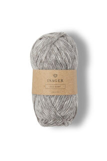 Isager Baby - E4s (Medium Grey Heather Un-dyed)