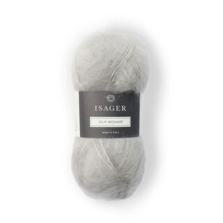 Isager Silk Mohair -  2s  Light Grey RMS