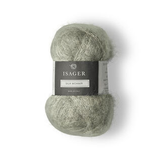 Isager Silk Mohair - 3s  Silver RMS