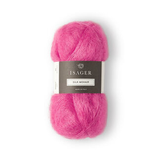 Isager Silk Mohair - 19  Fuchsia