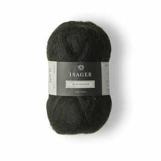 Isager Silk Mohair - 30  Black RMS