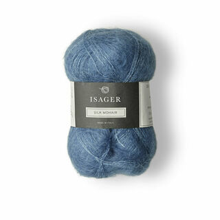Isager Silk Mohair - 44  Cornflower