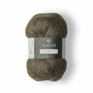 Isager Silk Mohair - 60  Black Plum RMS
