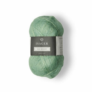 Isager Silk Mohair - 67  Silver Sage