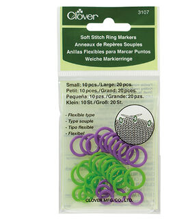 Clover Soft Stitch Ring Markers