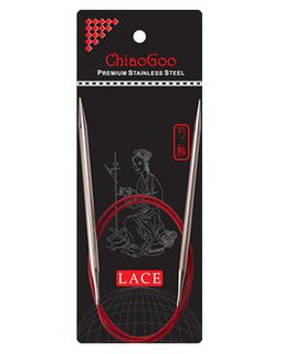 Chiaogoo Red Lace Circulars 100cm (40")