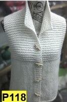 P118 14ply Women's Sleeveless Vest Pattern