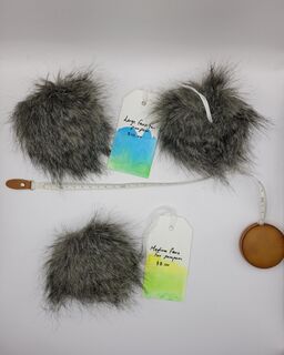 Handmade Faux Fur PomPoms