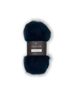 Isager Silk Mohair - 101 Deep Teal Blue RMS