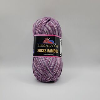 Himalaya Socks Bamboo - Purple-Lilac-White (120-02)