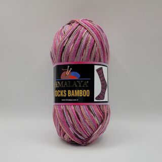Himalaya Socks Bamboo - Brown-Lilac-Pink (120-03)
