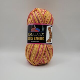 Himalaya Socks Bamboo - Orange-Brown-Red (120-01)