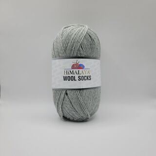 Himalaya Wool Sock Yarn - Solid - Light Grey (839)
