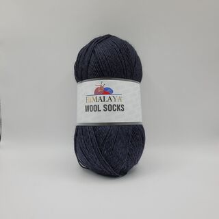 Himalaya Wool Sock Yarn - Solid - Black (835)
