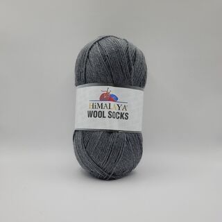 Himalaya Wool Sock Yarn - Solid - Medium Grey (833)