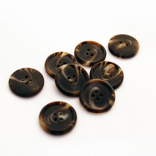 Button 4 hole 18mm - Dark Torti