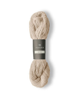 Isager Spinni - 61s (Dusky Pink on Gray)