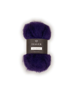 Isager Silk Mohair - 14 Deep Purple (NEW COLOUR)
