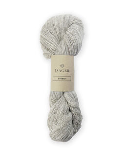 Isager Spinni - 2s (Light Grey Heather)