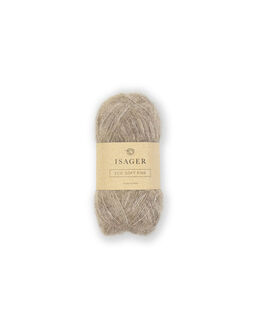 Isager Soft Fine - E6s  (Natural Light Brown)