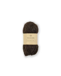Isager Soft Fine - E8s  (Natural Dark Brown)
