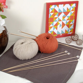 DMC Rose Gold Straight Needles