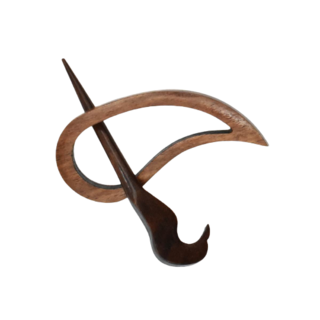 Lykke - Works Shawl Pin - Teardrop - Rosewood
